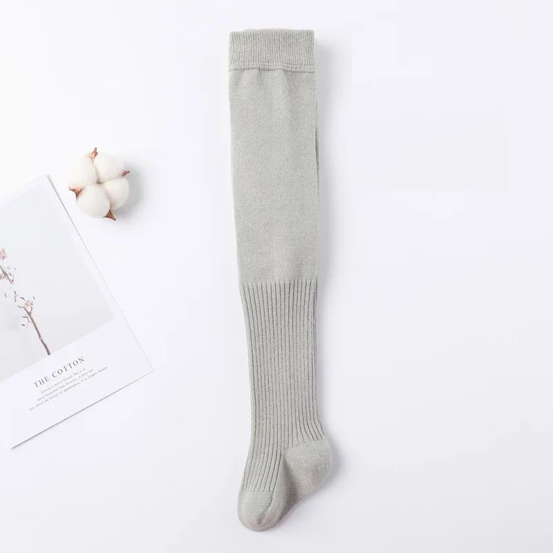 Medias de algod&oacute;n para ni&ntilde;as peque&ntilde;as, medias ajustadas, c&aacute;lidas, de 0 a 5 a&ntilde;os, para Oto&ntilde;o e Invierno-5