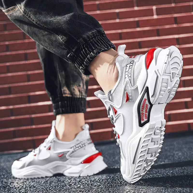 

Cushioning Outdoor Running Shoes for Men Non-slip Sport Male Shoes Professional Athletic Training Sneakers Light Men's Shoes