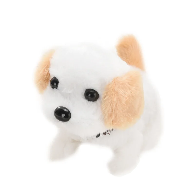 

ODILO 1PCS The New Plush Electric Dog Simulation Pet Can Walk Barking Nod Boys and Girls Toy Puppy
