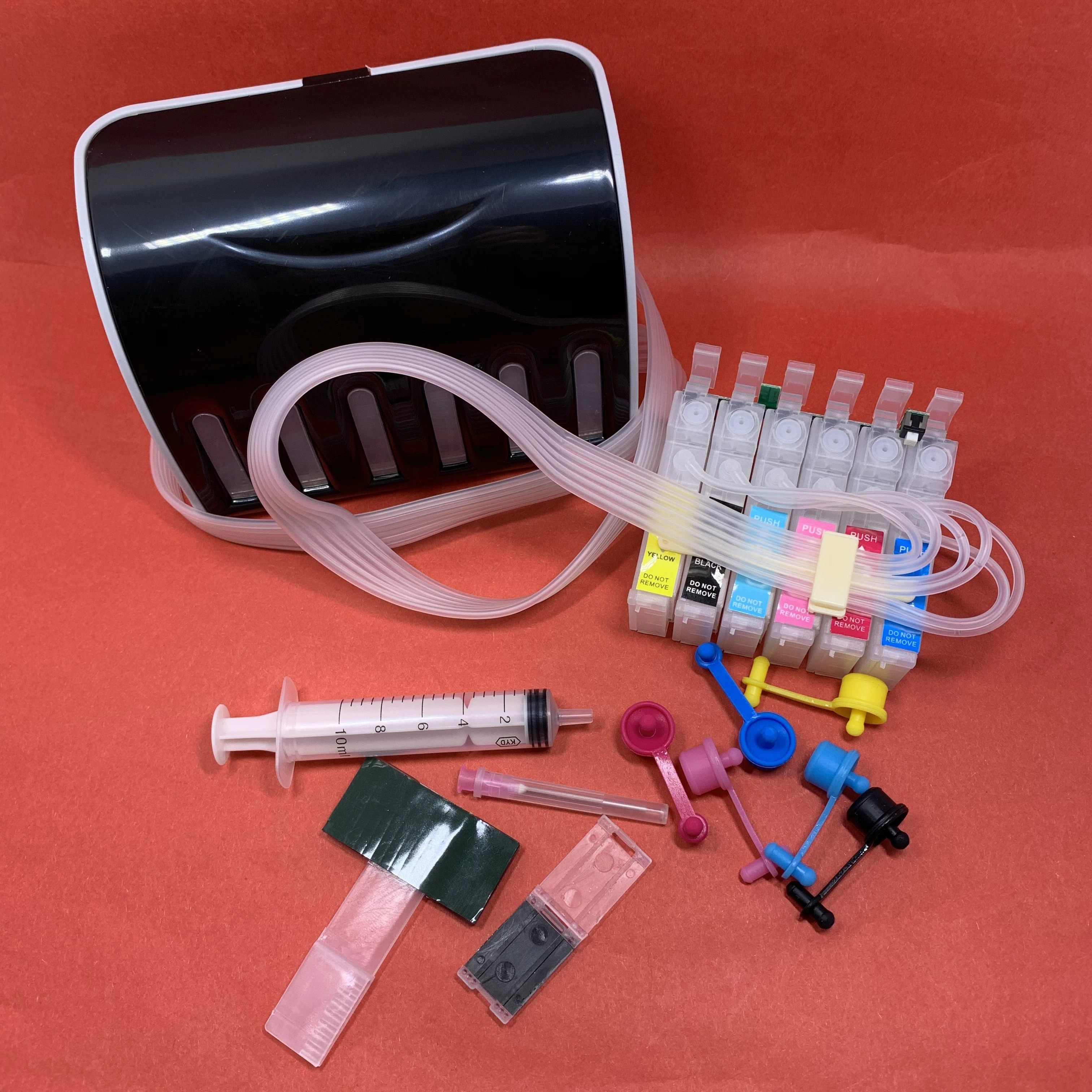 Чернильный картридж YOTAT CISS T0821 T0821N T0826N для Epson T50 R290 R390 RX590 RX610 RX690 TX650 TX700W TX800FW|Система