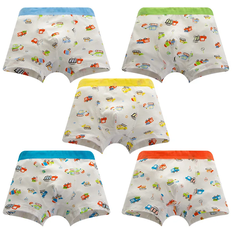 

5Pcs/lot briefs for boys underwear kids boxer panties for 2-12years Soft Modal Teenager Children's Pants baby Underpant