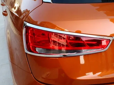 

Хромированная накладка на заднюю фару для Audi Q3 2012 2013 2014, декоративные аксессуары для тюнинга автомобиля из абс-пластика