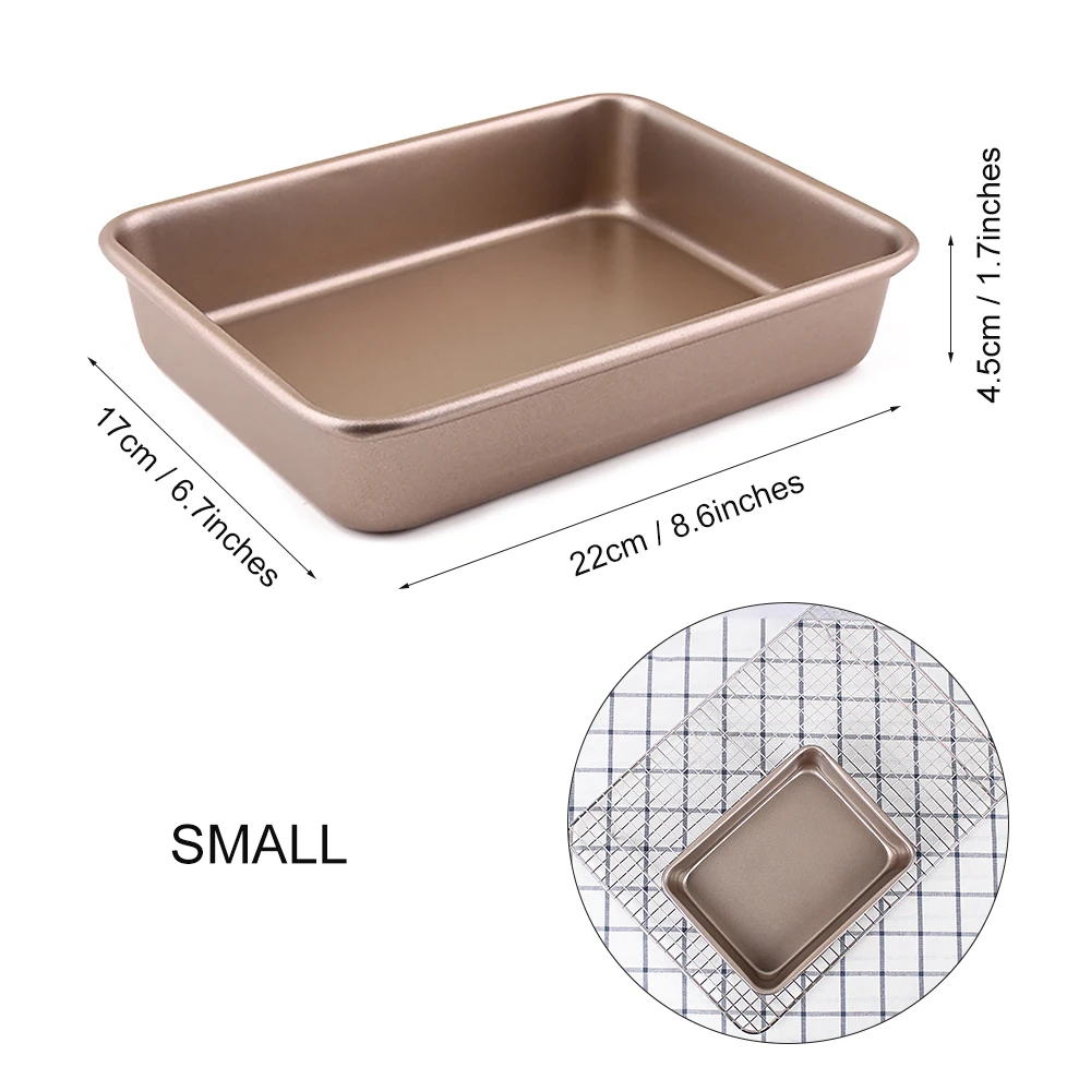 

Loaf Pan Rectangle Toast Bread Mold Cake Mold Carbon Steel Loaf Pastry Baking Bakeware DIY Non Stick Pan Kitchen Baking Supplies