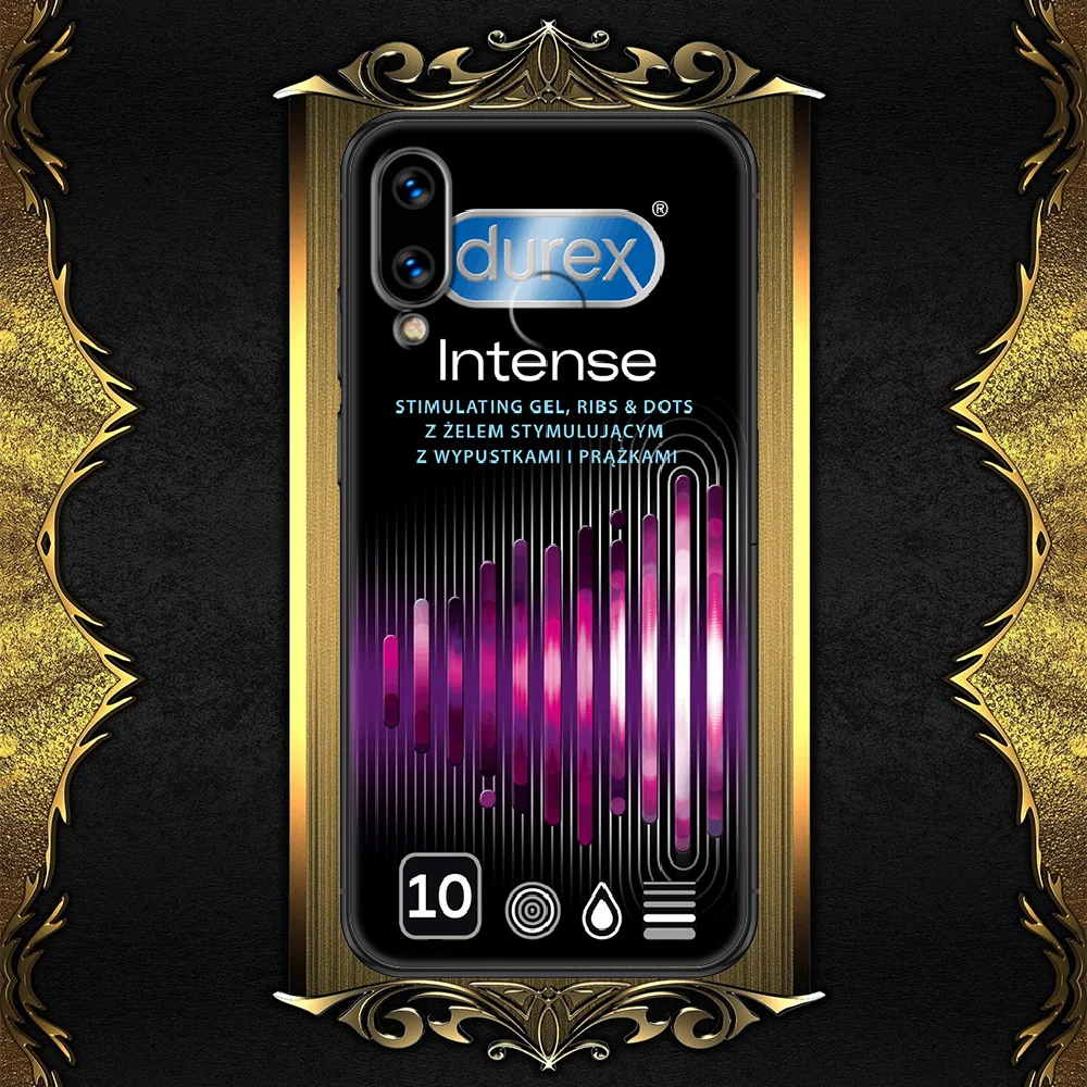 

Art Sexy Design Durexes-compatible Phone case For Huawei Honor 6 7 8 9 10 10i 20 A C X Lite Pro Play black luxury waterproof tpu