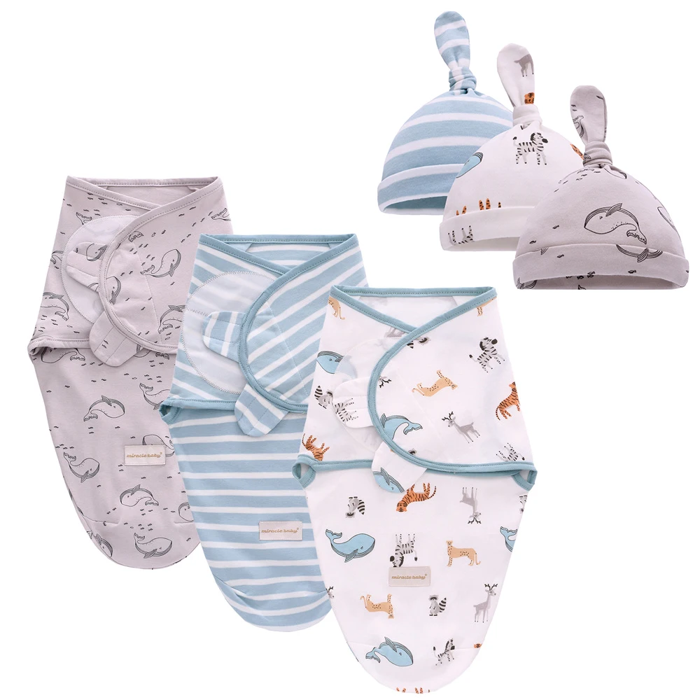 Конверт для новорожденных хлопковый вязаный защиты от прыжков | Мать и ребенок