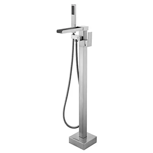 Напольный смеситель для ванны латунный ручной кран с одной ручкой напольное