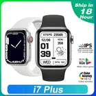 2022 IWO Серия 7 часы i7 Plus умные часы Bluetooth монитор сердечного ритма во время сна женские мужские умные часы PK IWO 14 X7 + MAX IWO W37 Pro