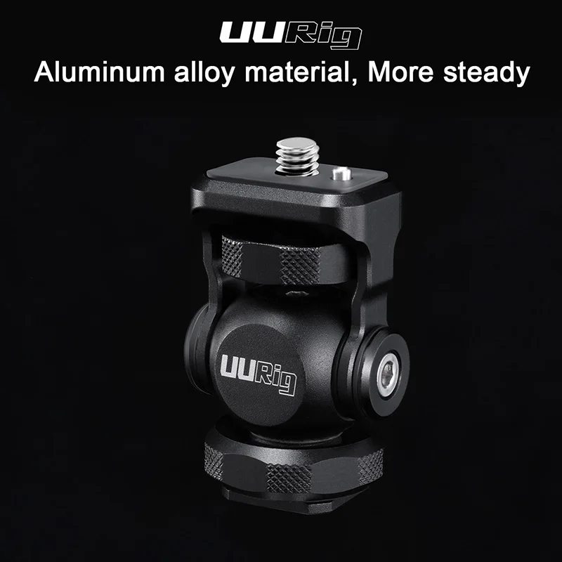 UURig R015 универсальный монитор адаптер держатель с Arri 1/4 винт холодной обуви видео камера кронштейн для монитора холодной обуви
