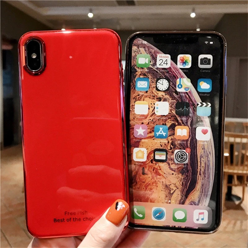 Чехол для iPhone 11 Pro Max блестящий чехол защитный XR XS X 8 7 | Мобильные телефоны и
