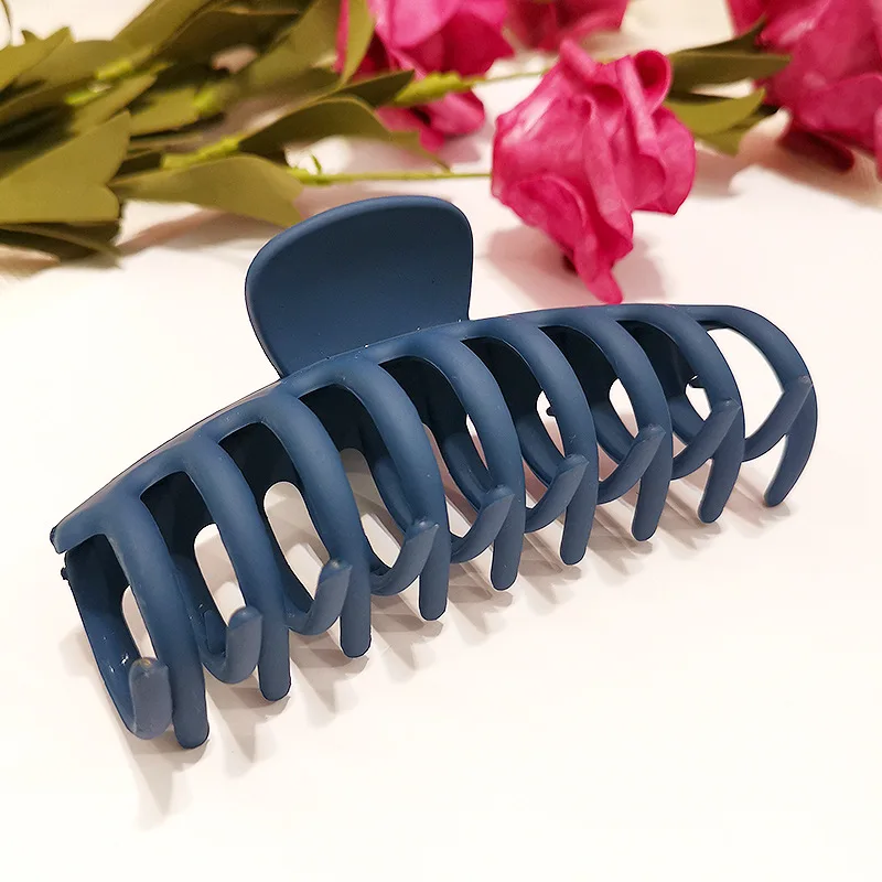 

Korean New Hairpin Large Color Matte Gripping Clip Ponytail Hair Claw Bathing Hairpin All-match Female Hair Clip Hair Accessory
