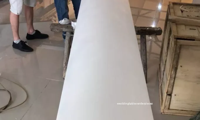 Стойкая к поломке стойка с белым дисплеем Plinths Свадебный акриловый Plinth цилиндр