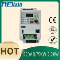 inverter750 watt 0 75kw input 220v output 220v variable frequency drive for 0 75kw motor speed control