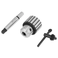 1 13mm capacity mt2 b16 arbor lathe drill chuck carbide steel key type drill chucks mini lathe tools