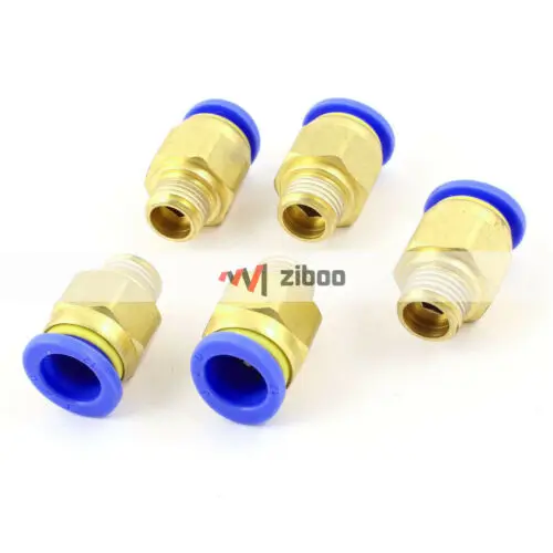 

5 шт. 1/4 "герметизирующая ptfe-лента для наружной резьбой 12 мм пуш-ап в совместного Пневматический разъем дюйм гидравлических фитингов