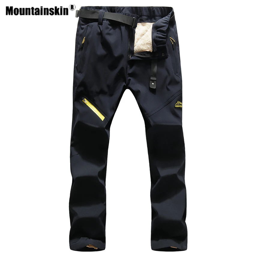 Мужские зимние Походные штаны Mountainskin теплые уличные спортивные для альпинизма