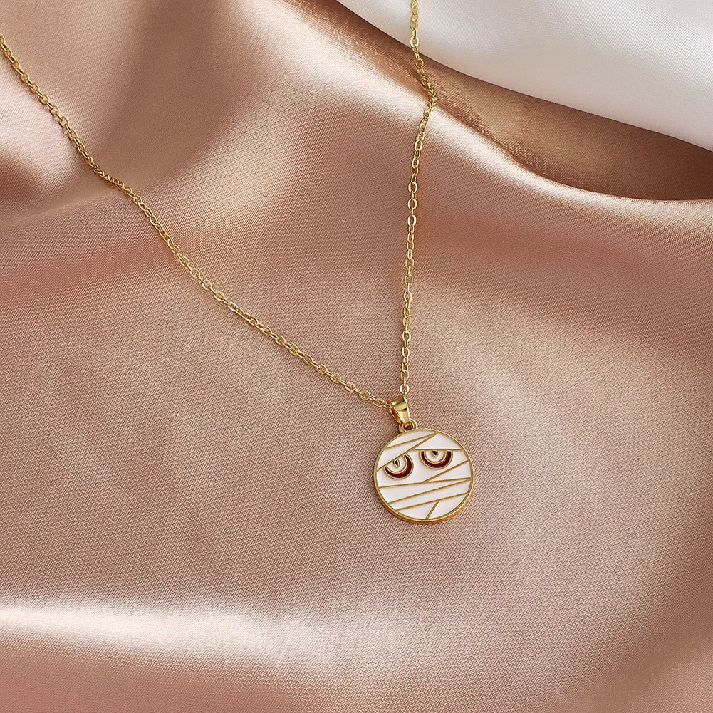 Женское Ожерелье с черепом в стиле ретро ожерелье изображением героев