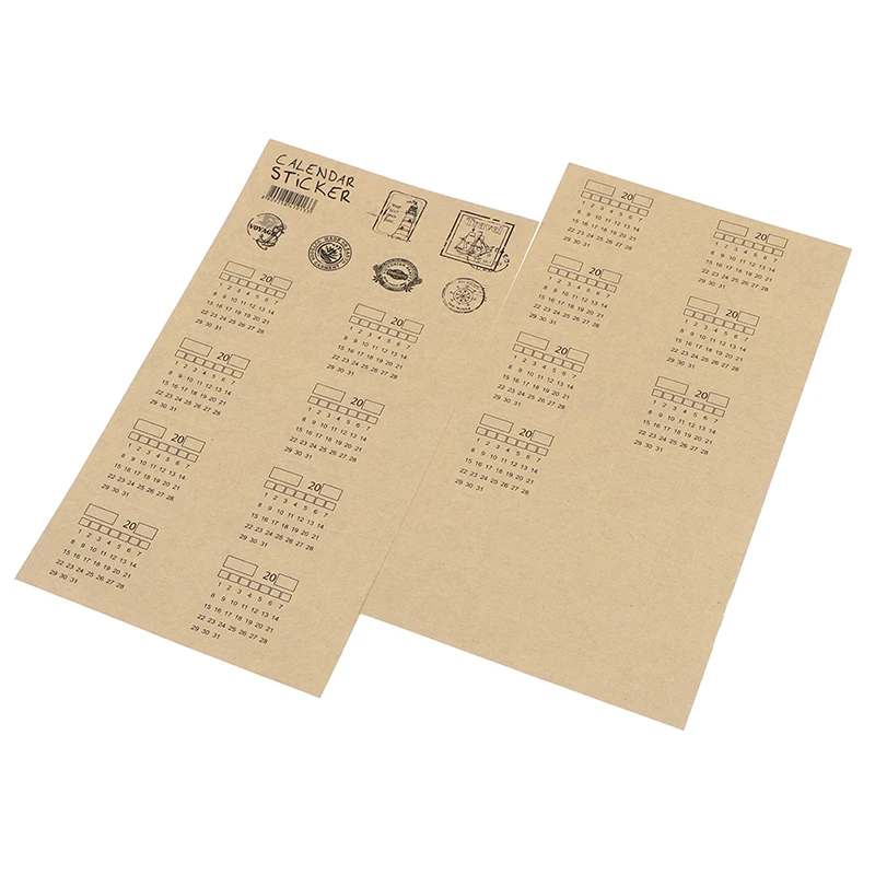 Индекс ежемесячного календаря стикер этикетка маркер для планировщика |
