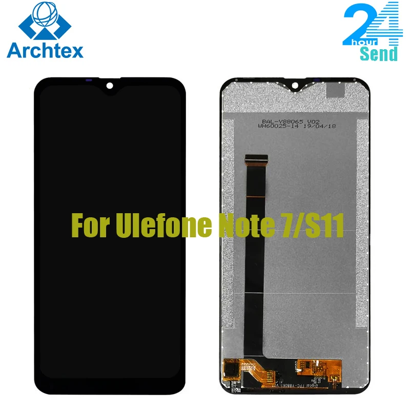 Для 100% оригинального Ulefone Power 2 ЖК-дисплей + TP кодирующий преобразователь