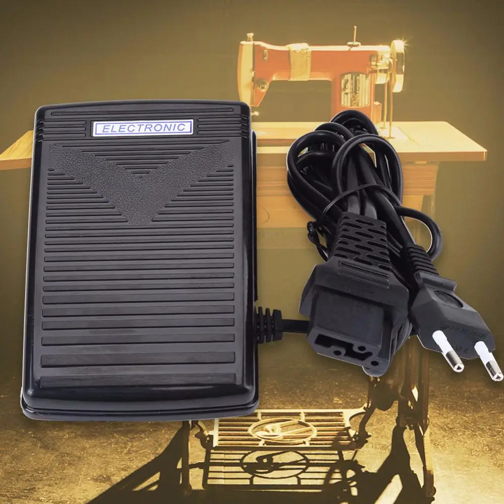 MeterMall 200-240V Home Sewing Machine Foot Control Pedal W Cord for Tools EU Plug | Дом и сад