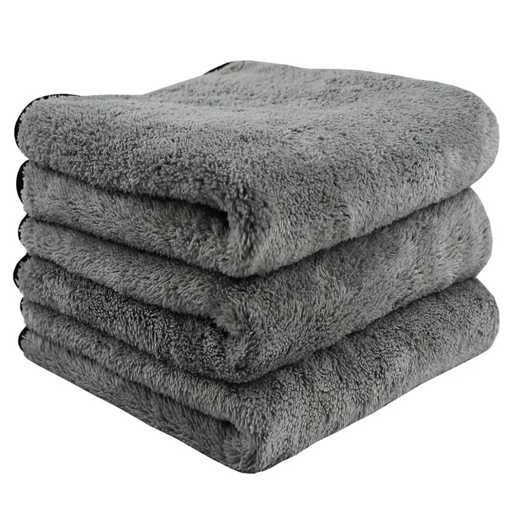 

Car Polishing Drying Towels Towel Microfiber Thick Car Wash Detailing Absorbent Microfiber Coral Fleece Cleaning Cloth