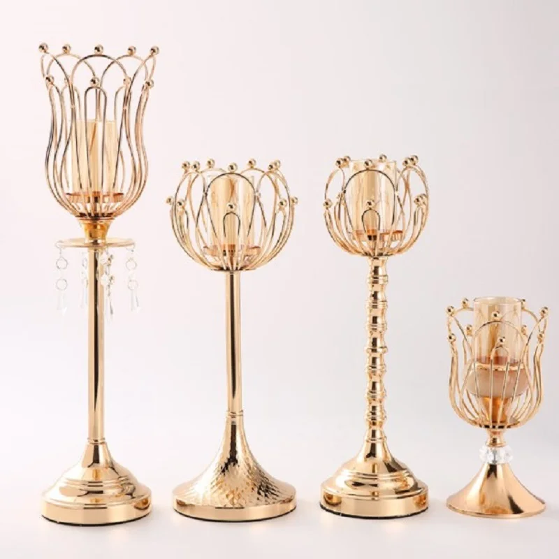 

Home Candle Holder Clasic European Romantic Candlebro Festival Gift Home Decor Living Room Restaurant Table Wedding Decoration