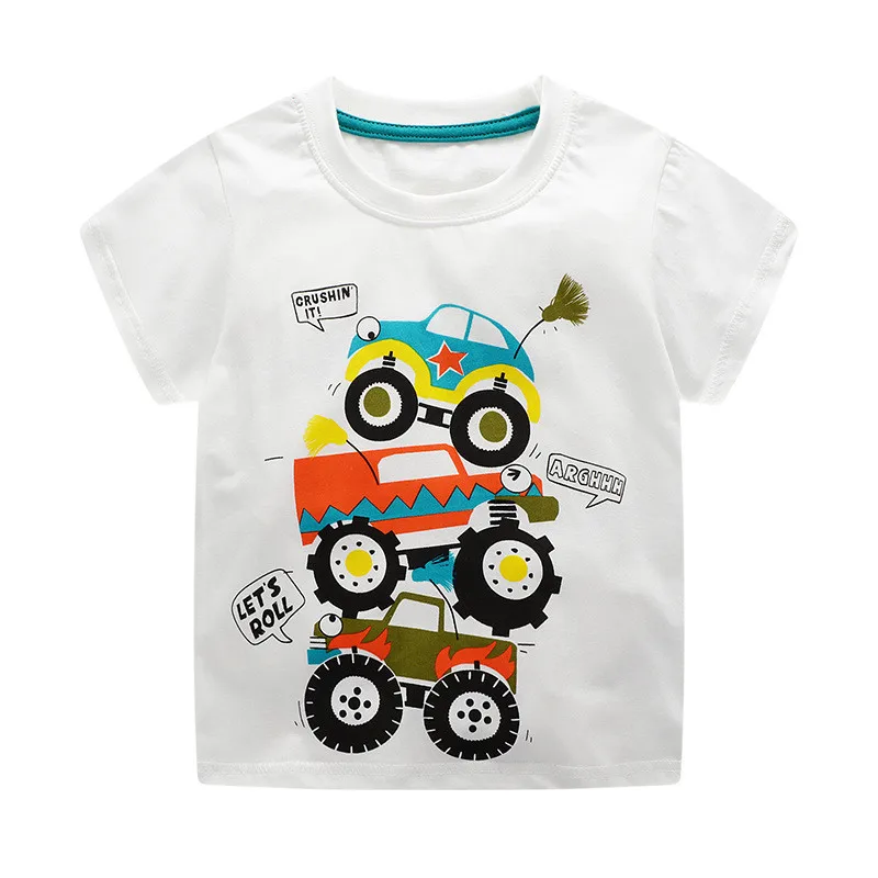 Футболки новый дизайн для маленьких мальчиков милые футболки с героями