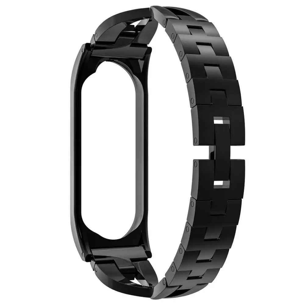 Браслет для Mi band 3 металлический браслет Xiaomi Безвинтовой из нержавеющей стали Band