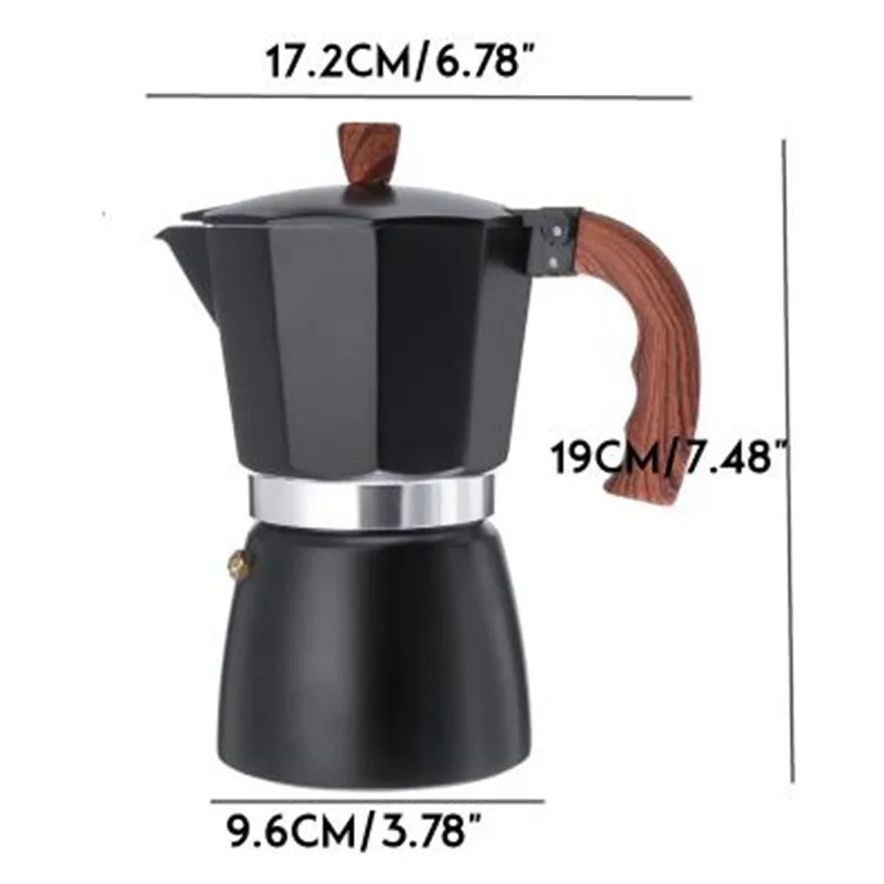 

Aluminum alloy Coffee Pot Capacity Replace Replacement Italian Espresso