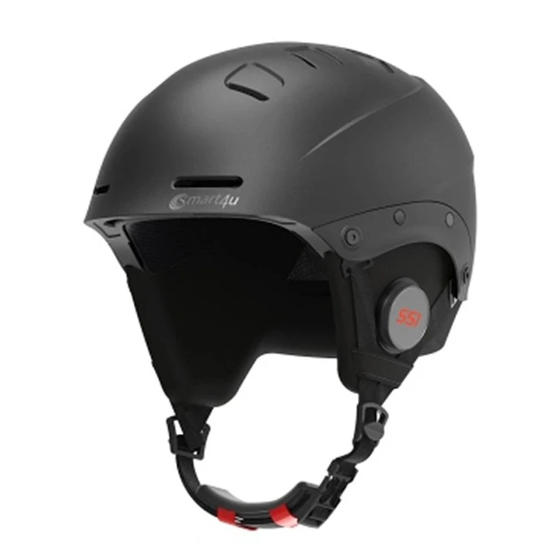 Black L Беспроводной bluetooth шлем для катания на лыжах для мальчиков и девочек, водонепроницаемый велосипедный шлем для велоспорта, личная забота, защита головы для детей - Цвет: Black L
