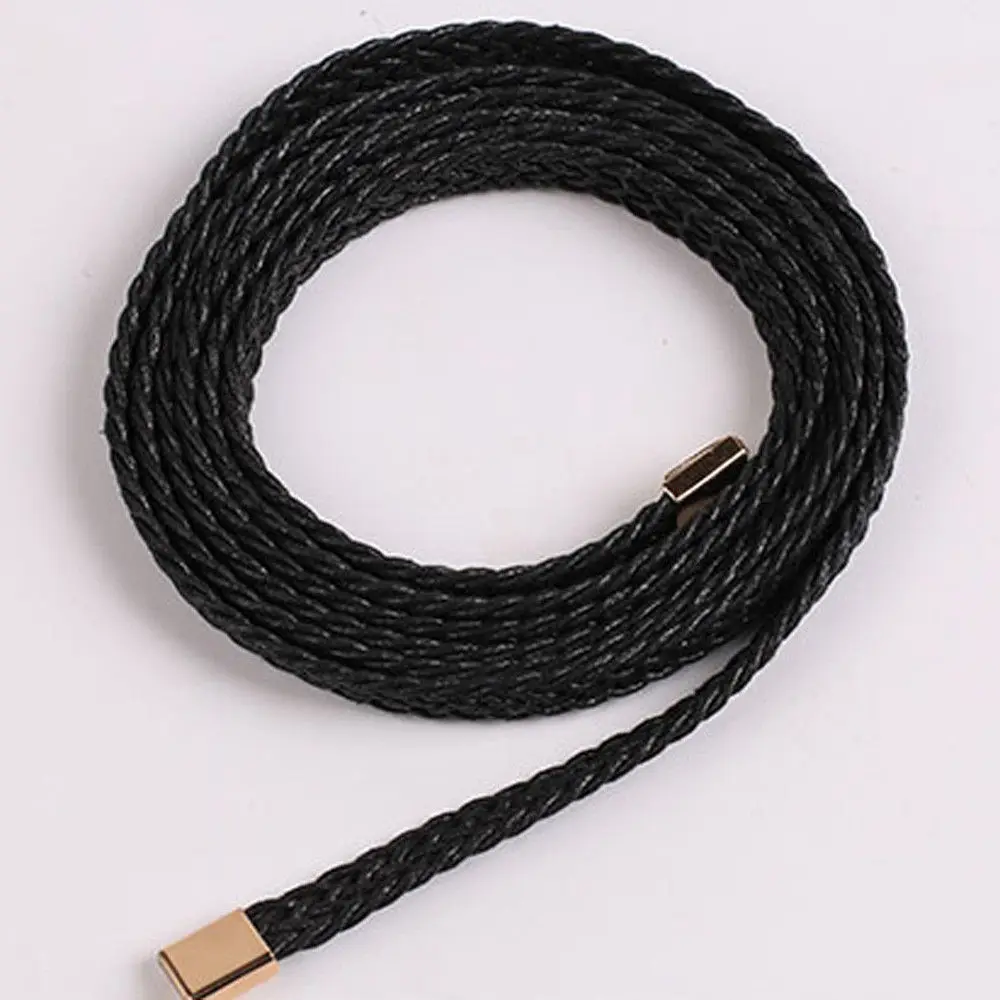 Женский мини-ремень с плетеным поясом повседневный облегающий комплект |