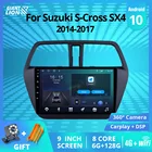 2DIN Android10.0 автомобиль радио для Suzuki S-Cross SX4 2014-2017 GPS навигации стереофонический радиоприемник автомобиля приемник DSP авто радио автомобиля видео