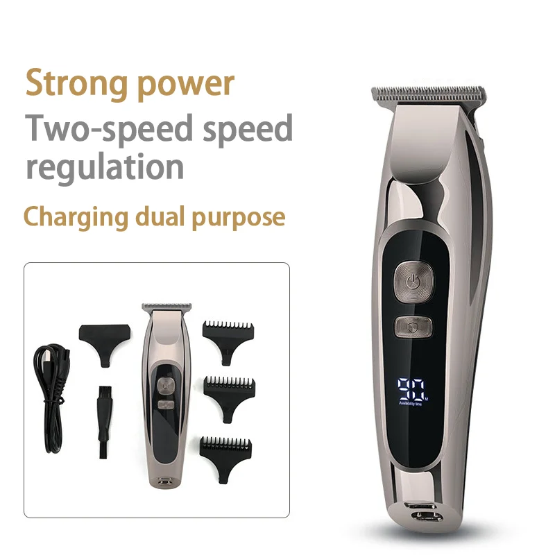 

Professional Electric Hair Clippers For Men Kids Barber Cordless Hair Trimmer Rechargeable Hair Removal Machine With LED Screen