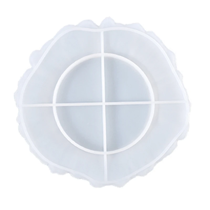 

Resin Coaster Molds Irregular Wave Shape Silicone Agate Coaster Glossy Coaster
