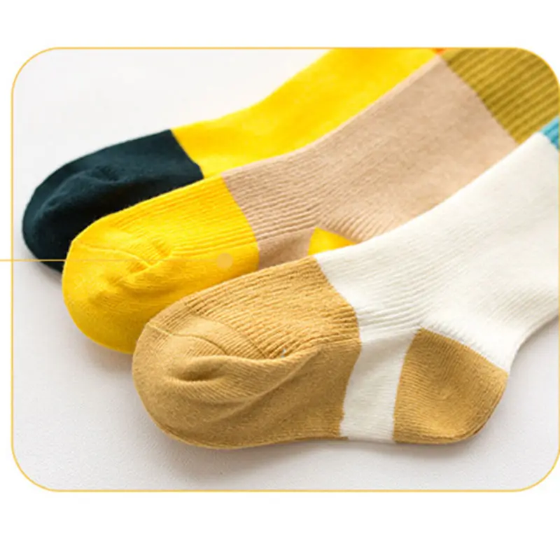 Autumn and winter new double needle children's pantyhose color matching knit girls Korean students dance tight