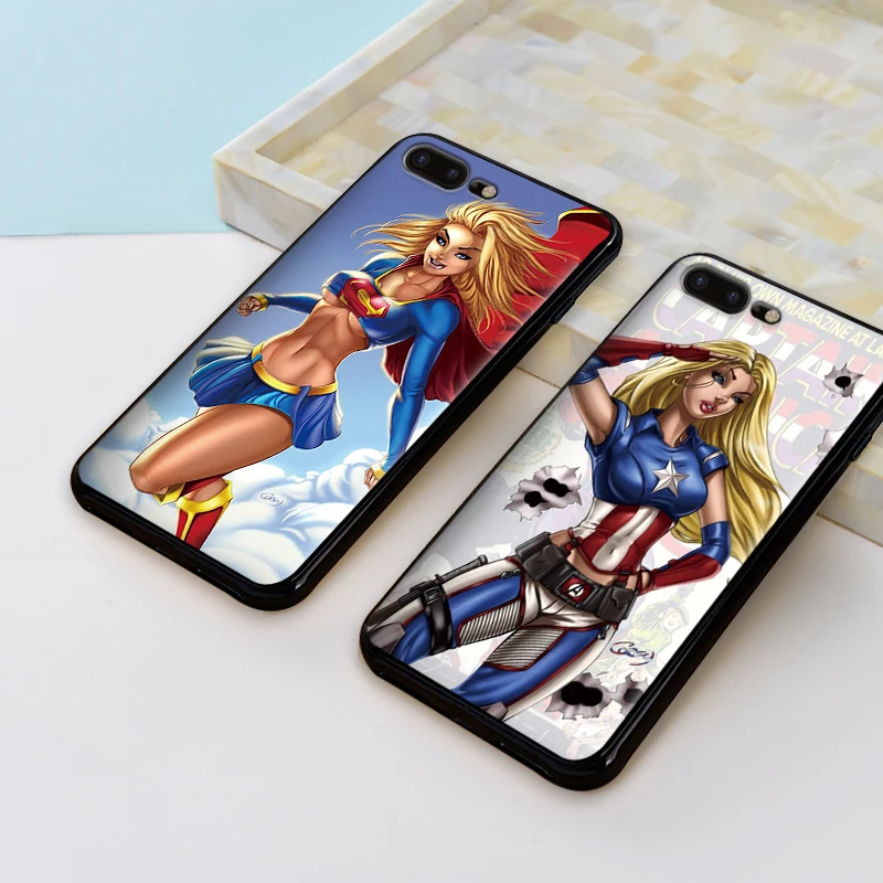 Сексуальный мультяшный персонаж девушка для Xiaomi Redmi 7 Note 4X 5A 16G 32G GO 7A K20 pro 6 5 8 Pro