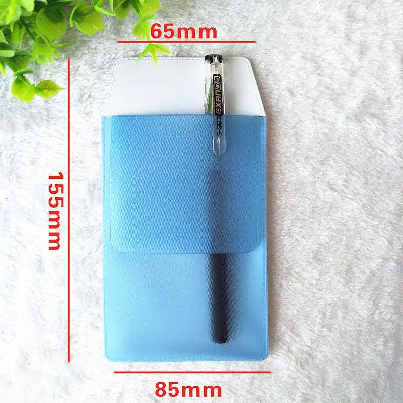 

Frosted PVC Clothing Pocket Leak-Proof Pen Pouch for Doctors Nurses Working Stationery Bag for Pens Office Hospital Supplies