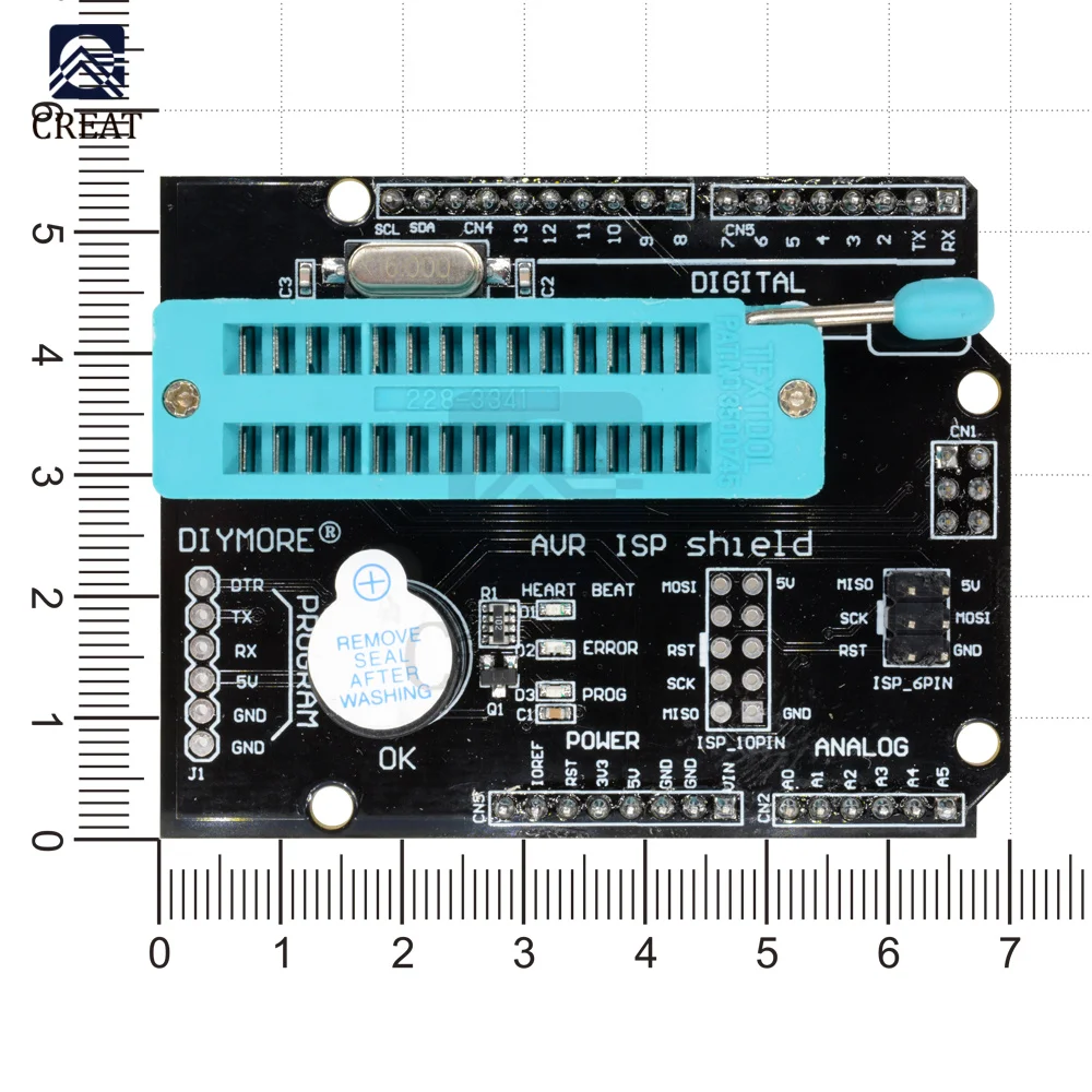 Программируемый Модуль платы расширения AVR ISP для Arduino R3 Mega2560 Atmega328P Nano Pro Mini