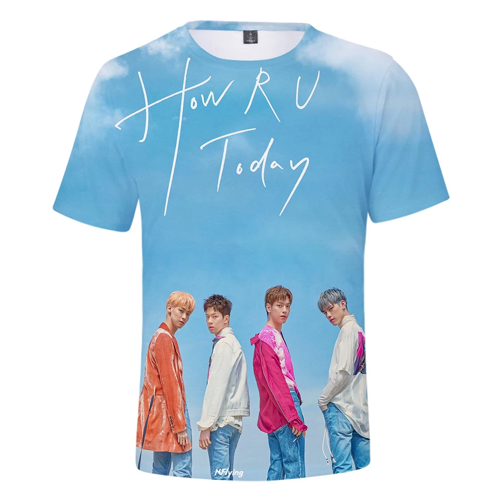 Модная повседневная мужская футболка с принтом N.Flying 3D Футболка мужские летние