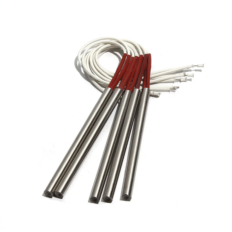 

Нагреватель картриджа с одним концом, Нагреватель картриджей 14 мм x 62 мм/65 мм/68 мм/70 мм/75 мм 270 Вт-320 Вт, трубка 304SUS, AC110V/220V/380V, 5 шт./лот