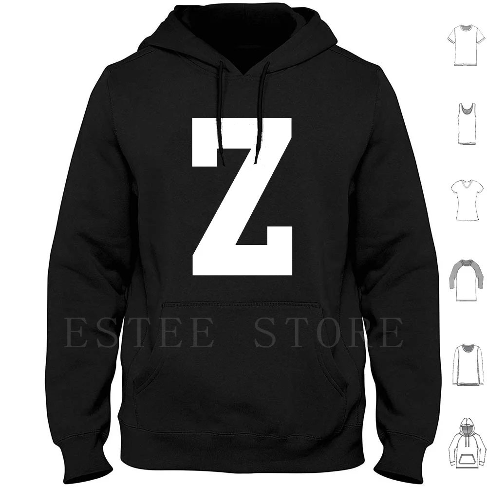 Толстовки с надписью Z-College Edition, с длинным рукавом, буква Альфа, алфавит, монограмма Zander Zoey Zion Zariah Zoe Zach