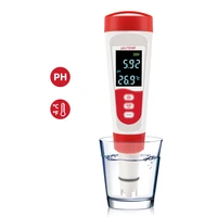 ph meter phtemperature meter digital water quality monitor tester for pools drinking water aquariums purity tester