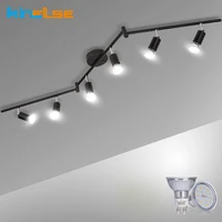 46 head led ceiling light rotatable 360 degrees rotatable angle adjustable gu10 spotlight living room spot lighting chandeliers