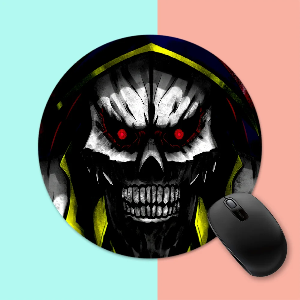 

Anime Overlord Round Mouse Mat Gaming Mouse Pad For PC Laptop Notebook 20x20cm Gamer Desk Pad