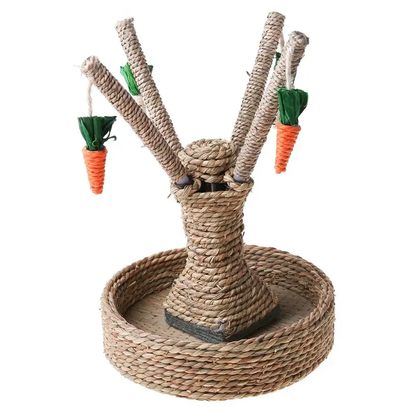 

Small Animal Activity Rabbit Toy Fun Carrot Tree Boredom Breaker Rodent Dutch