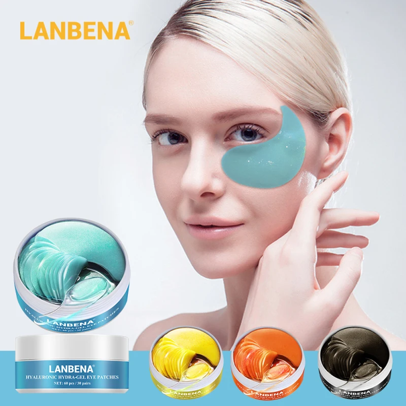 

Eye Mask Gel Retinol Gold Collagen Eye Patch Reduce Dark Circles Puffy Eyes Fine Lines Anti Aging Moisturizing Eyes Care LANBENA