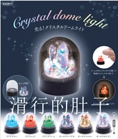 genuine action figure spot japanese animation surrounding luminous crystal and crystal cover ornaments gacha model toys