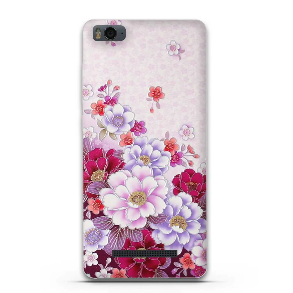 Для Coque Xiaomi mi 4c 4i силиконовый чехол ТПУ задняя крышка для Fundas 3D узор Капа Xiao M4C M4i