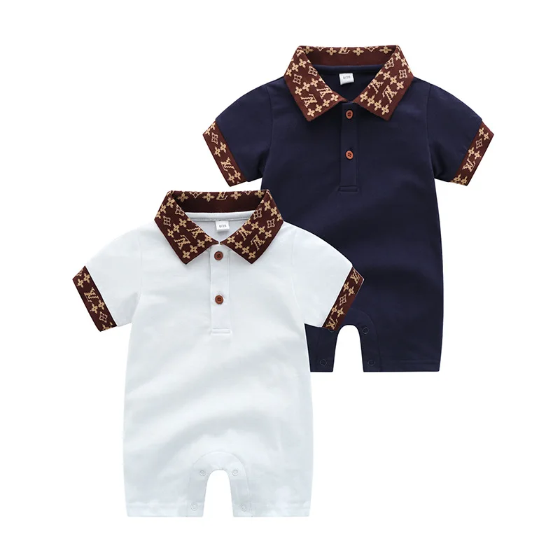 

New summer 2021 fashion Brand Style Baby clothes cotton short-sleeved ropa para bebes newborn baby boy girl romper