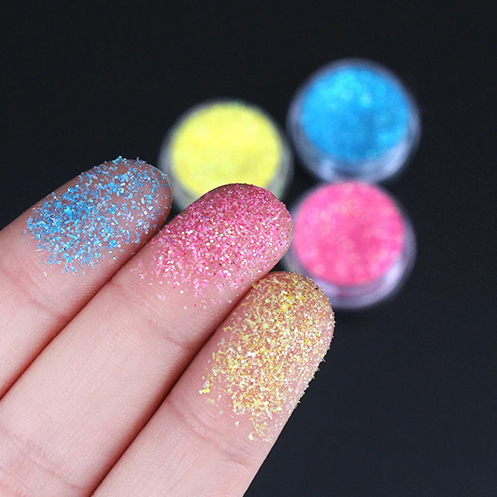 12 Цвет тела блеск акриловая пудра пыли для ногтей маникюр украшение татуировки