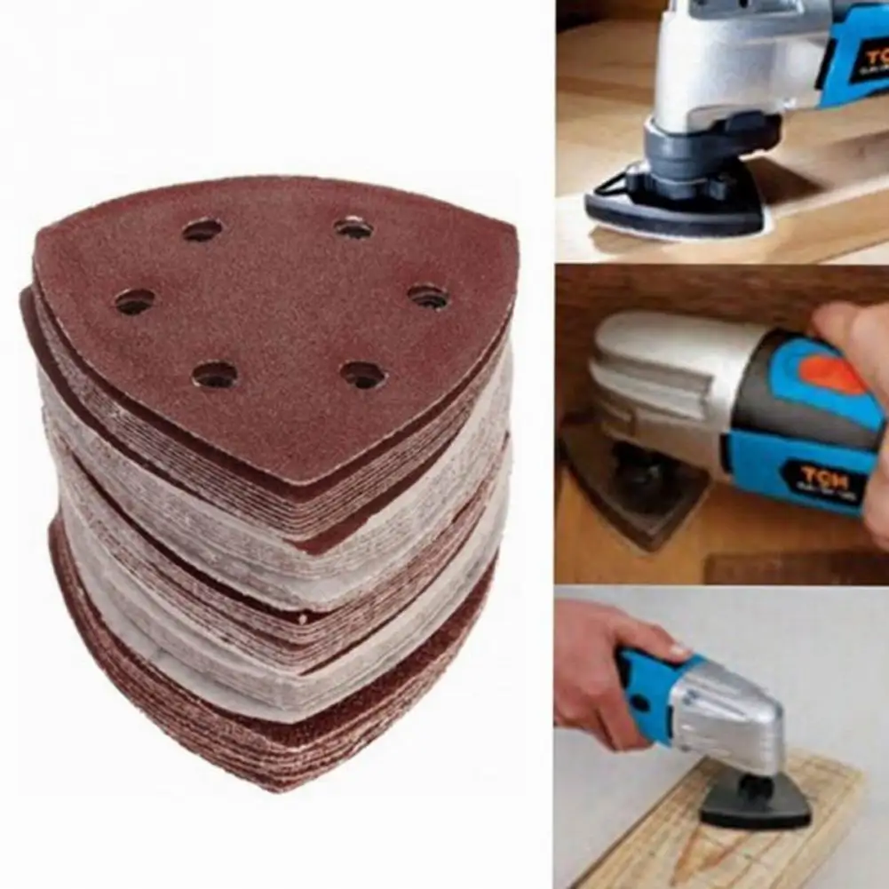Sandpaper Six Holes Disk Sheets Grit Sanding Disc Set Grinding Wheel Loop Diamond Cutting Pad Polishing Cleaning Tools | Инструменты
